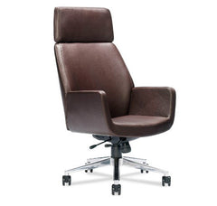 Executive Leather Office Chair with Memory Foam